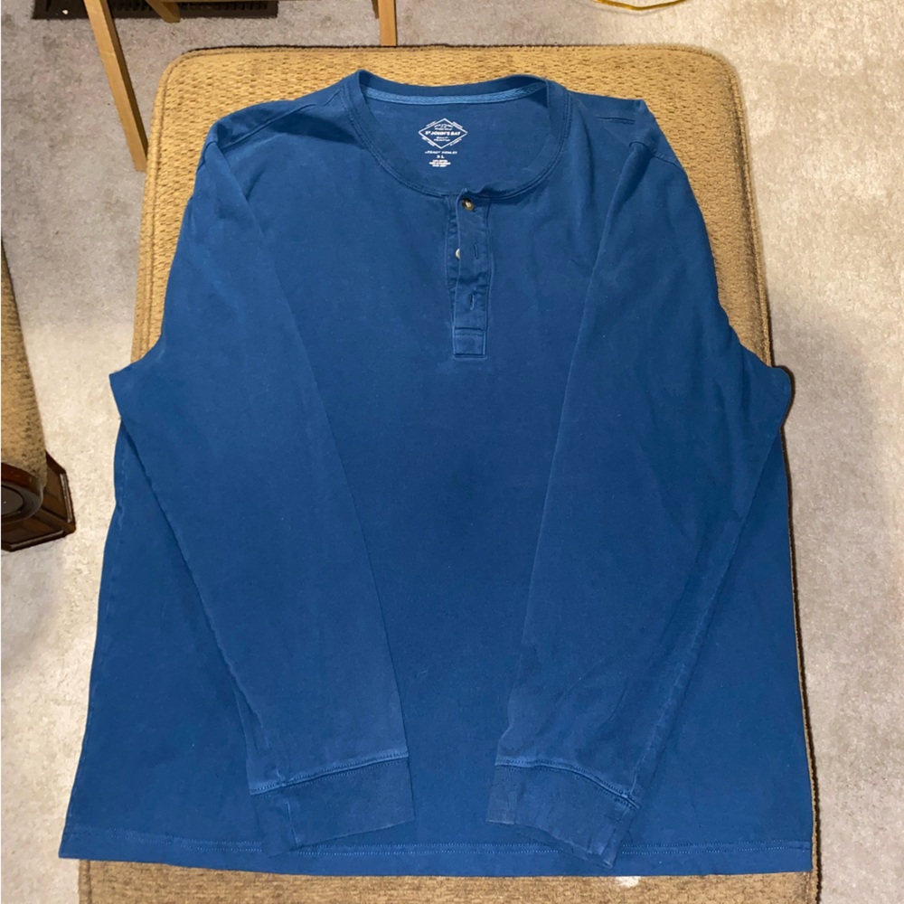 St. John’s Bay company navy long sleeve shirt